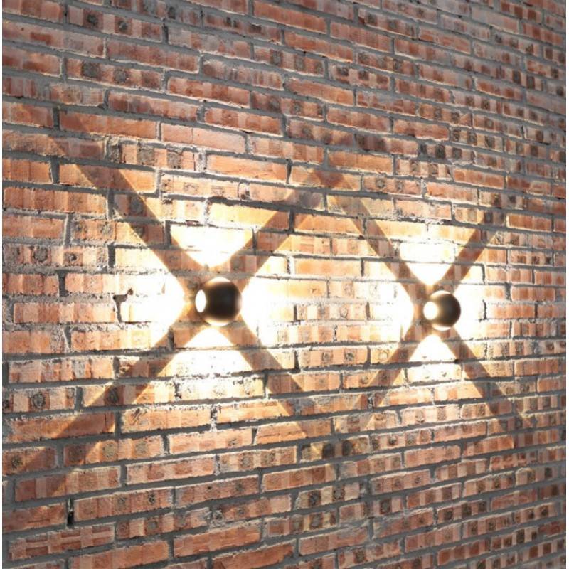 Aplique de parede LED "CROSS" 12W IP44