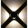 Aplique de parede LED "CROSS" 12W IP44