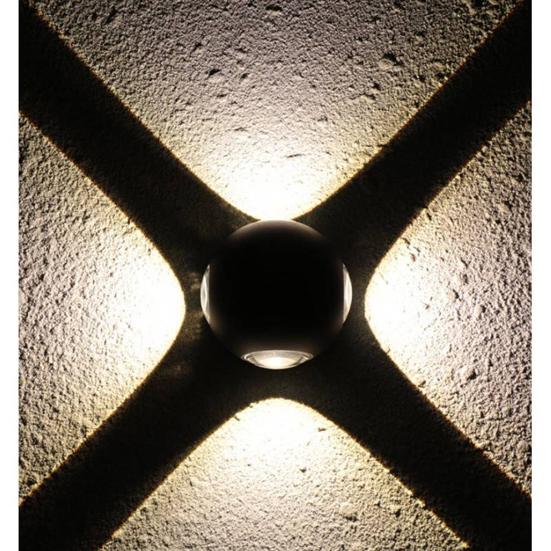 Aplique de parede LED "CROSS" 12W IP44