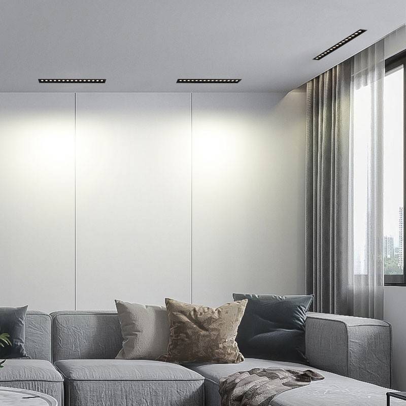 Focos LED Downlight Linear de encastre 30W UGR19 Focos LED Downlight Linear de encastre 30W UGR19