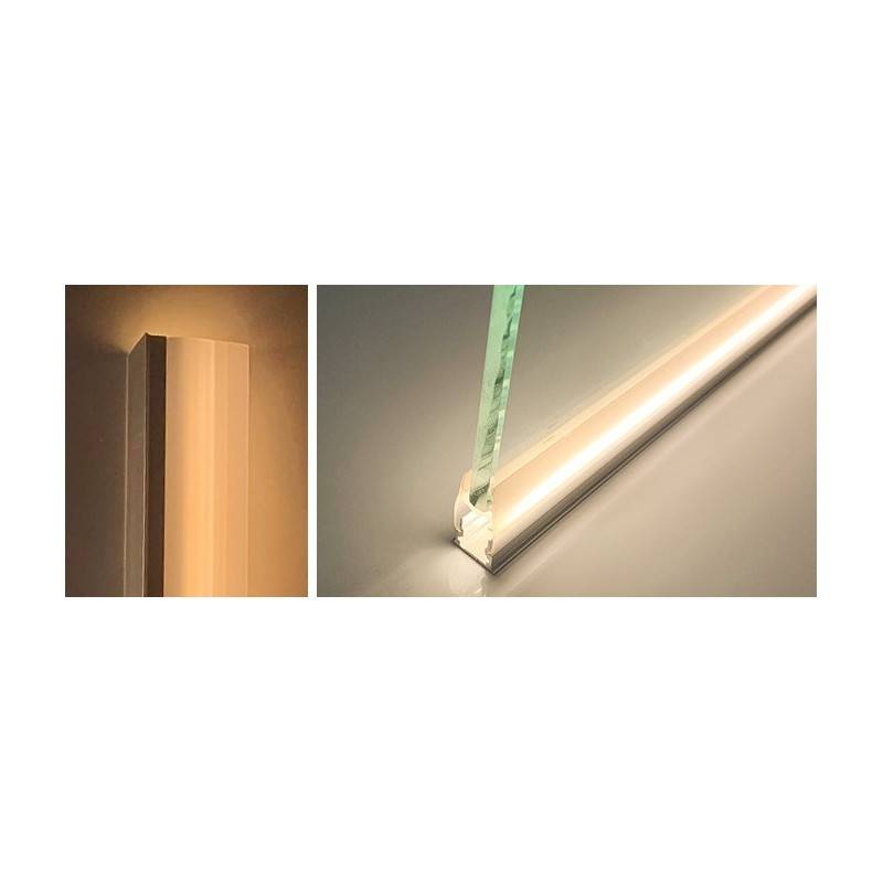 Perfil para fita LED para vidro e estante 25x14mm (2m)