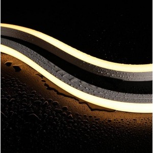 Perfil de silicone flexível 10x18mm para fita de LED em néon (5m)