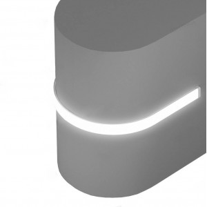 Perfil de alumínio flexível moldável 18x6 superfície (2m)