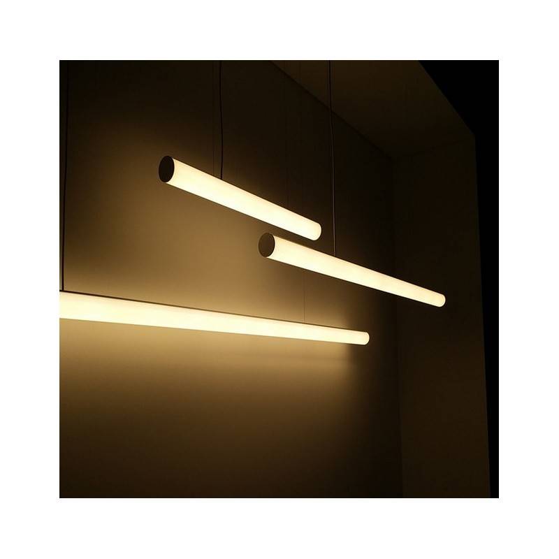 Perfil para fita led de suspensão ou superfície 23X8mm (2m)