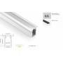 Perfil de alumínio 13x12mm para encastrar (2m) especial para fita LED de 5mm Perfil de alumínio 13x12mm para encastrar (2m) especial para fita LED de 5mm