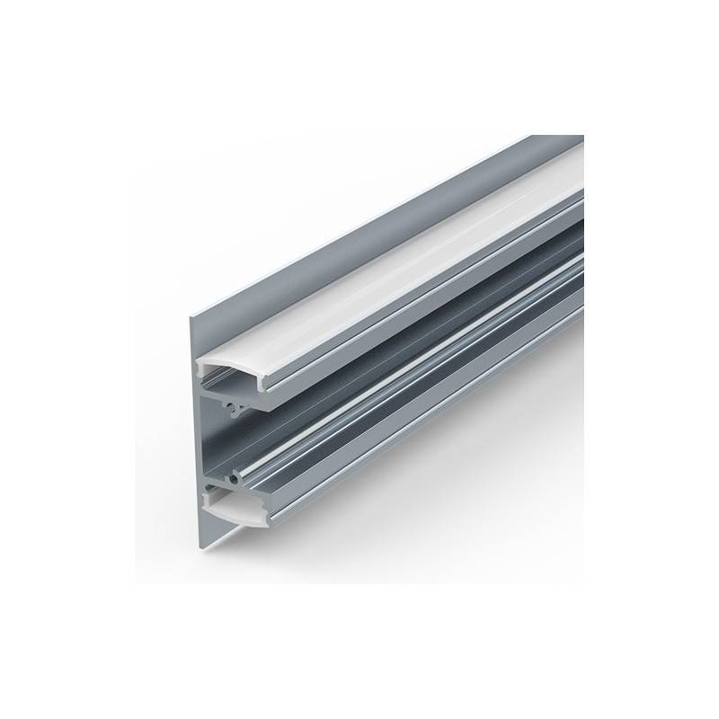 Perfil de Superfície Iluminador acima/abaixo 18x49mm (2m)