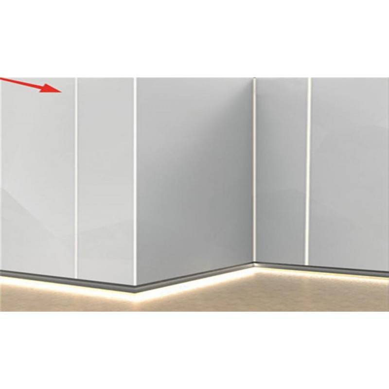 Conector 180º para Perfil de Integração Gesso/ Pladur para fitas LED