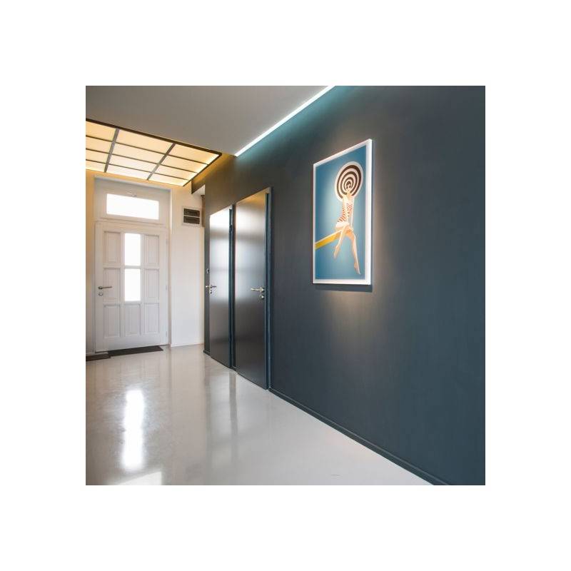 Perfil para fita LED de integração gesso/forro 96x35 Trimless esquina (2m) Perfil para fita LED de integração gesso/forro 96x35 Trimless esquina (2m)