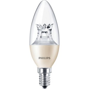 Lâmpada LED E14 6W |DimTone Dimável| MASTER LEDcandle Philips
