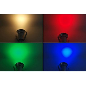 Foco LED de piso Iluminador de parede RGB 3W 12V IP67