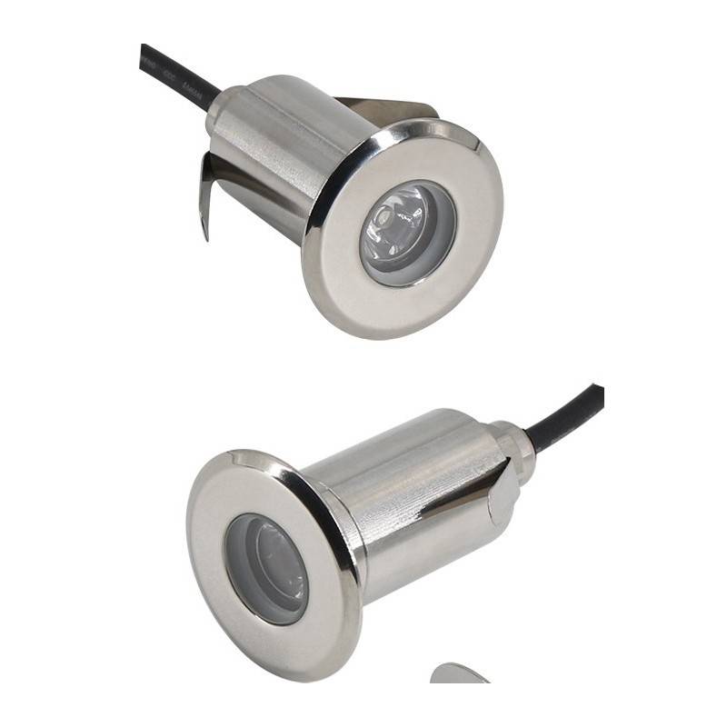 Foco LED de piso Iluminador de parede RGB 3W 12V IP67 Foco LED de piso Iluminador de parede RGB 3W 12V IP67