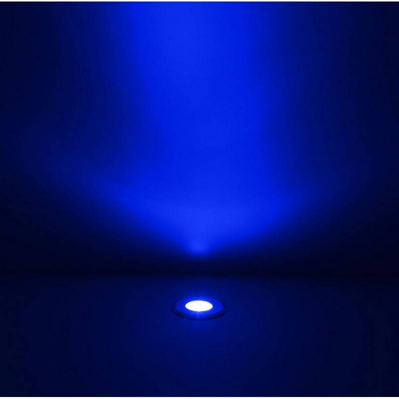 Foco LED de piso Iluminador de parede RGB 3W 12V IP67 Foco LED de piso Iluminador de parede RGB 3W 12V IP67