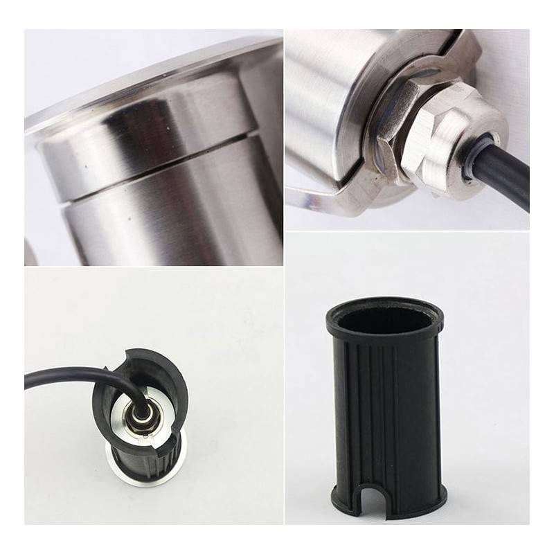 Foco LED de piso Iluminador de parede RGB 3W 12V IP67 Foco LED de piso Iluminador de parede RGB 3W 12V IP67