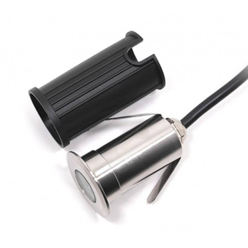 Foco LED de piso Iluminador de parede RGB 3W 12V IP67 Foco LED de piso Iluminador de parede RGB 3W 12V IP67