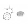 Luminária LED Industrial PHILIPS LEDINAIRE BY020P LED100S/840 97W 10000LM Luminária LED Industrial PHILIPS LEDINAIRE BY020P LED100S/840 97W 10000LM