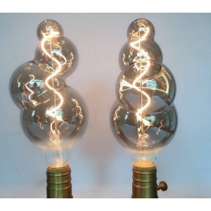 Lâmpada LED de filamento "BUBBLE" E27