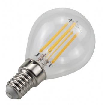 Lâmpada Filamento LED E14 Clear G45 4W Lâmpada Filamento LED E14 Clear G45 4W
