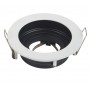 Aro encastrável redondo basculante para lâmpada GU10 / MR16 Aro encastrável redondo basculante para lâmpada GU10 / MR16