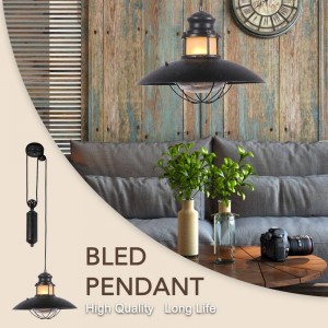 Candeeiro suspenso vintage "COAL PENDANT"