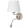 Aplique de parede "PAIR" E27 com foco LED de leitura 1W Aplique de parede "PAIR" E27 com foco LED de leitura 1W