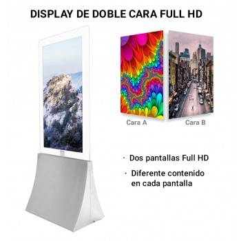Painel display Publicitario 43" duplo lado LCD Painel display Publicitario 43" duplo lado LCD