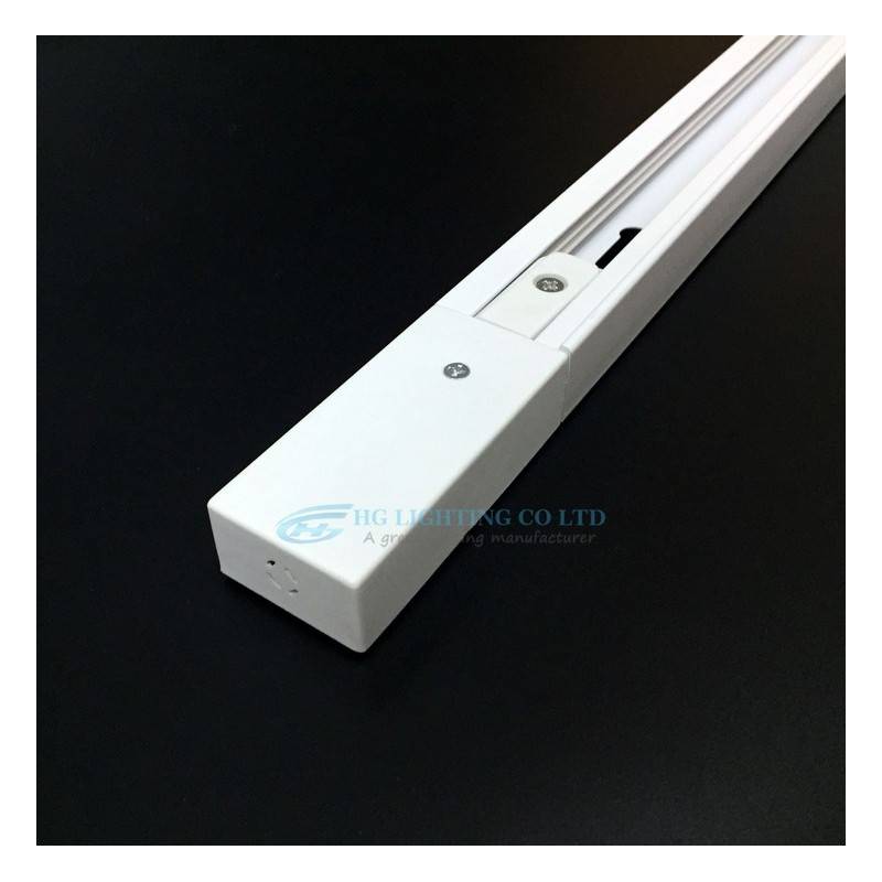 Carril Monofásico de superfície para focos de LED - 100cm