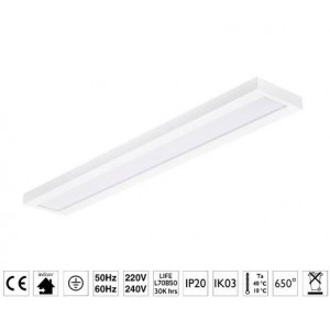 Painel LED encastrável 120x20cm 34W 4000ºK 3400lm UGR25 - Philips