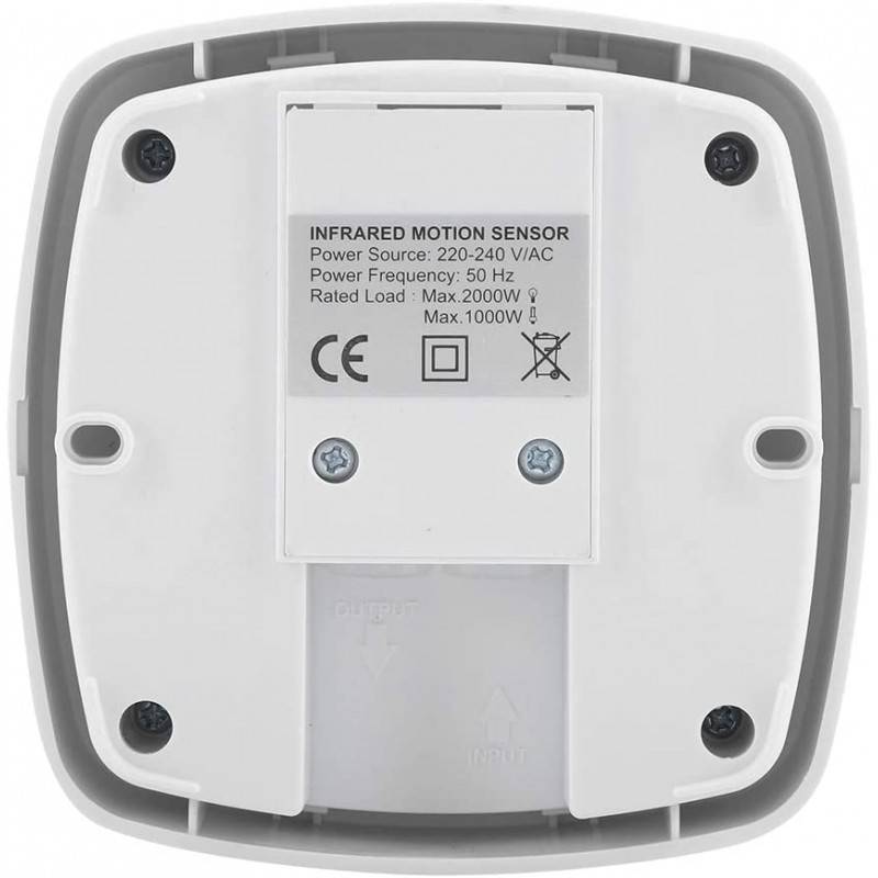 Sensor de presença saliente com controlo 360° IP65