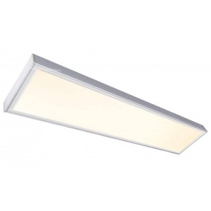 Painel LED com kit de superfície 120x30cm - branco quente