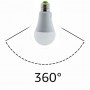 Lâmpada LED E27 com sensor crepuscular 7W A60