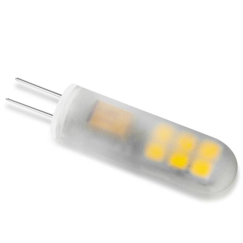 Lâmpada LED G4 Bi-Pin 2W 12V-DC/AC Cilíndrica