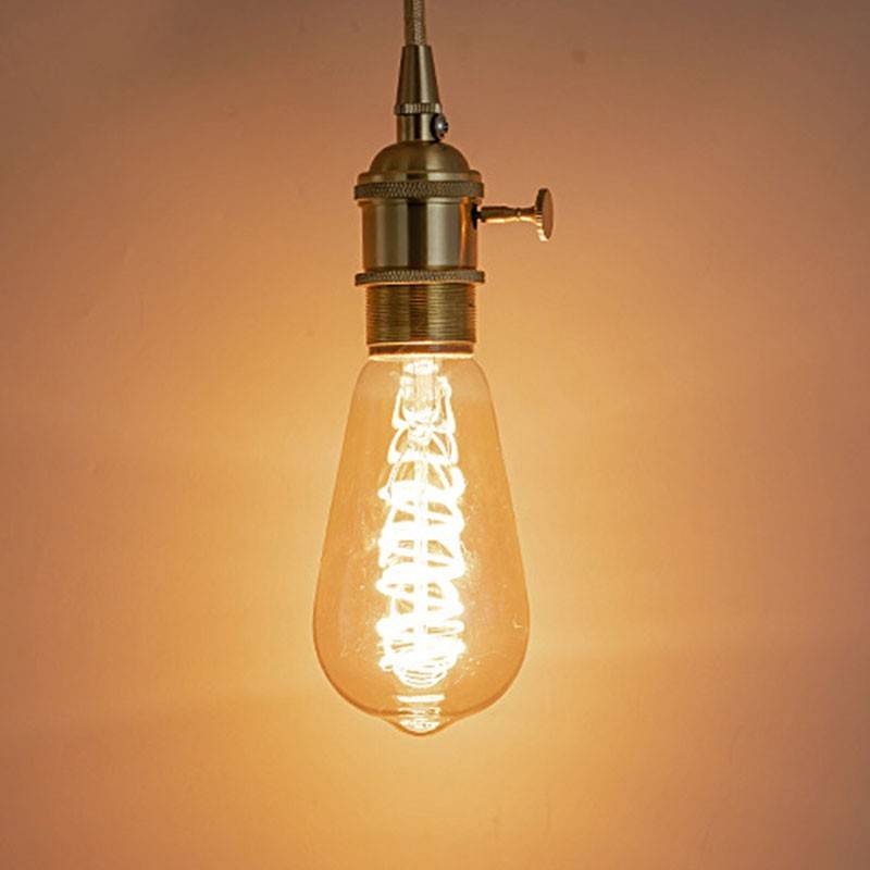 Lâmpada de Filamento LED Retro ST64 4W Vintage Edison E27 Lâmpada de Filamento LED Retro ST64 4W Vintage Edison E27