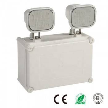 Luz de Emergencia LED Industrial dupla 2x6W IP65 Luz de Emergencia LED Industrial dupla 2x6W IP65