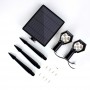 Foco Solar duplo para exterior LED 3W IP65