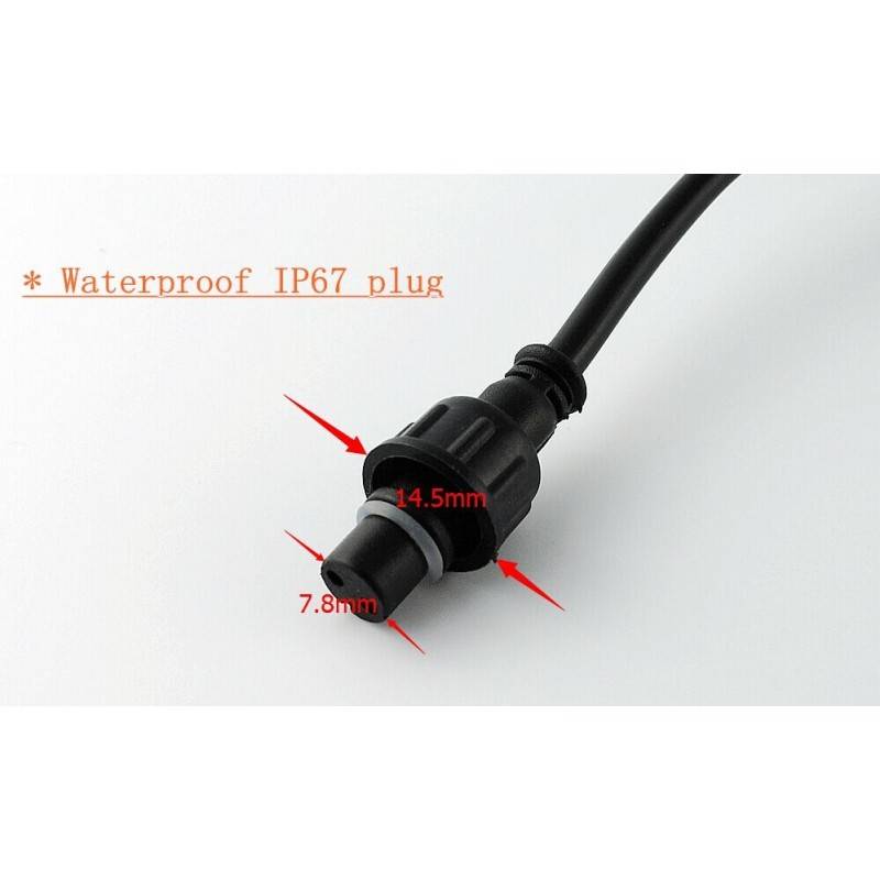 Kit de 6 luzes de escada 0,6W RGB 12V-DC Ø24x38.5mm IP67 Kit de 6 luzes de escada 0,6W RGB 12V-DC Ø24x38.5mm IP67