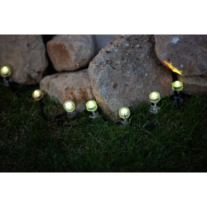 Luzes LED Exterior SMART WiFi Garden DOT RGB 9P LED