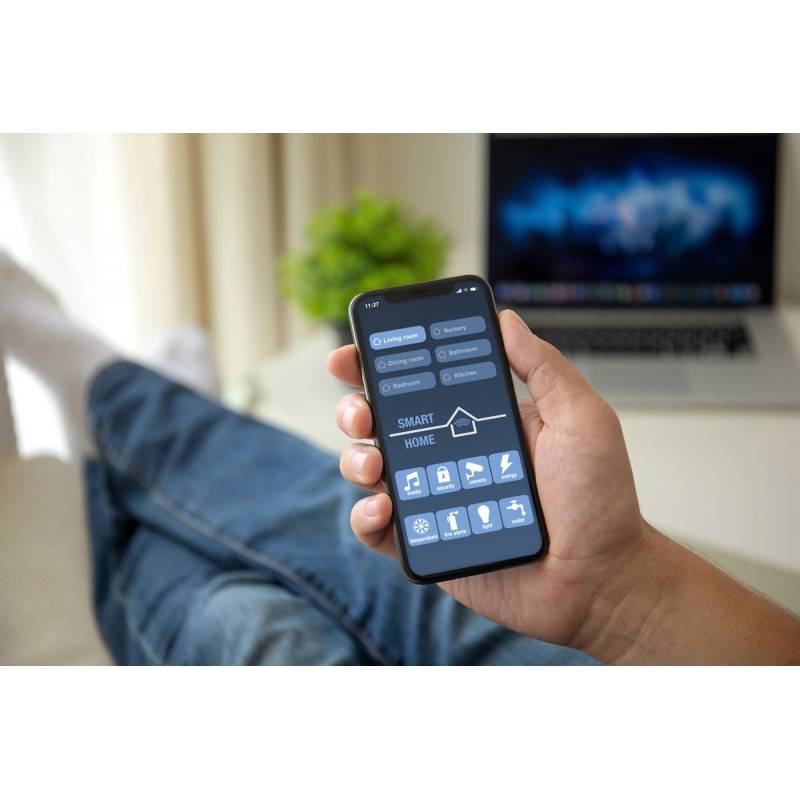 aplicação LEDVANCE SMART + WiFi para controlar câmera Smart WiFi OUTD FLOOD 24W DG LEDV