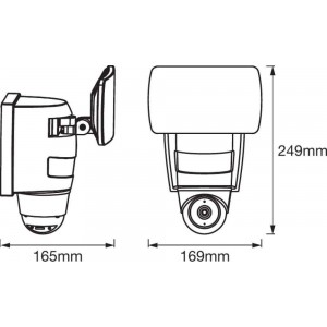 Câmera Smart WiFi OUTD FLOOD 24W DG LEDV