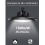 Campânula Industrial UFO 150W Philips LED Regulável 1-10V Campânula Industrial UFO 150W Philips LED Regulável 1-10V
