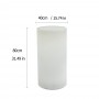 Vaso LED RGBW de Resina Branca, 40x80cm, 7W, IP65, sem fios Vaso LED RGBW de Resina Branca, 40x80cm, 7W, IP65, sem fios