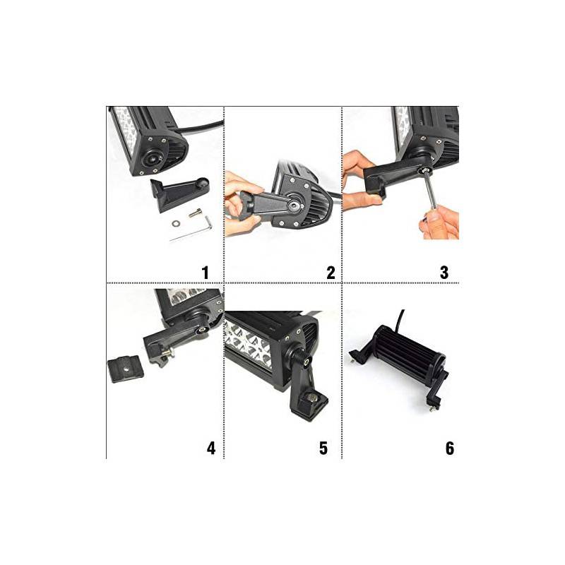 Barra LED todoterreno 4x4, 240W 30º 1065mm