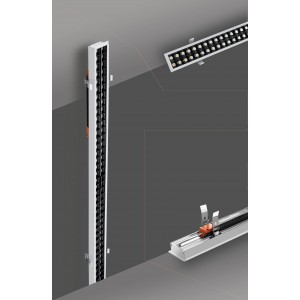 Luminária LED Linear encastrável 40W UGR18 Chip Osram