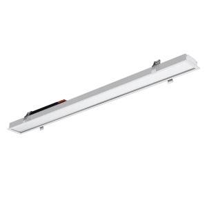 Luminária LED Linear encastrável CCT 40W UGR19 Chip Osram