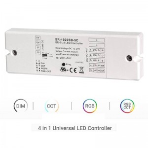 Controlador DIM CCT RGBW RGB+CCT POR RF+BLE | 4 en 1 CC
