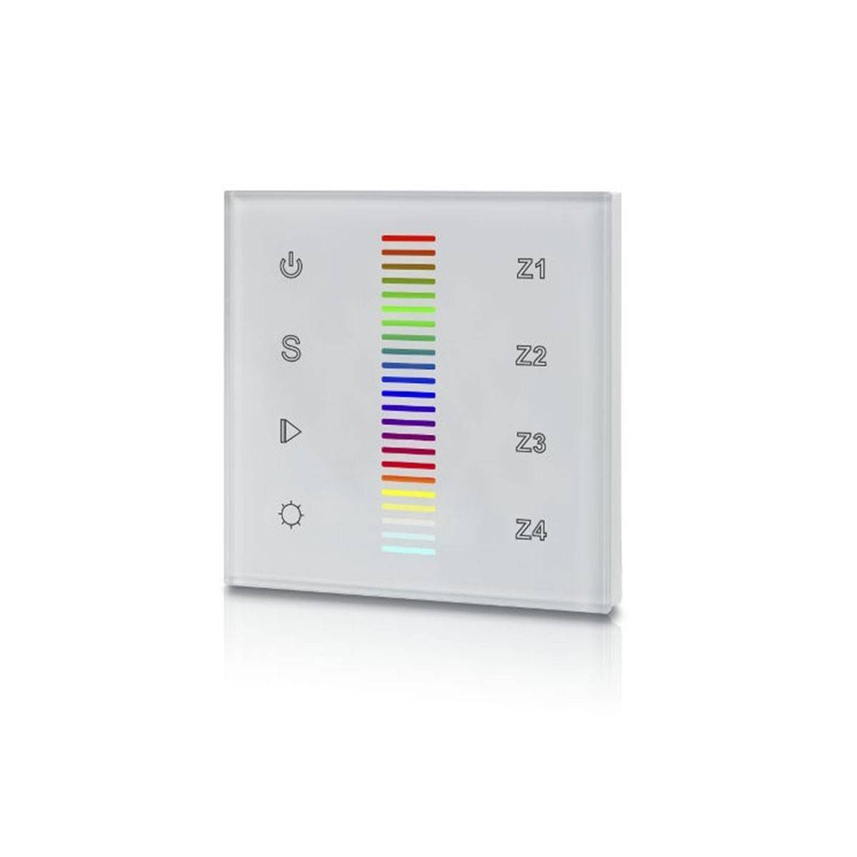 Interruptor de toque RGB 12-24V-DC (4 zonas) DALI RGB TOUCH COLOR