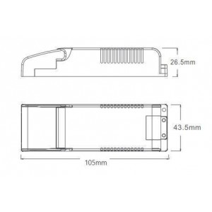 Driver DALI e PUSH multi-corrente 9-42V 200 a 350MA