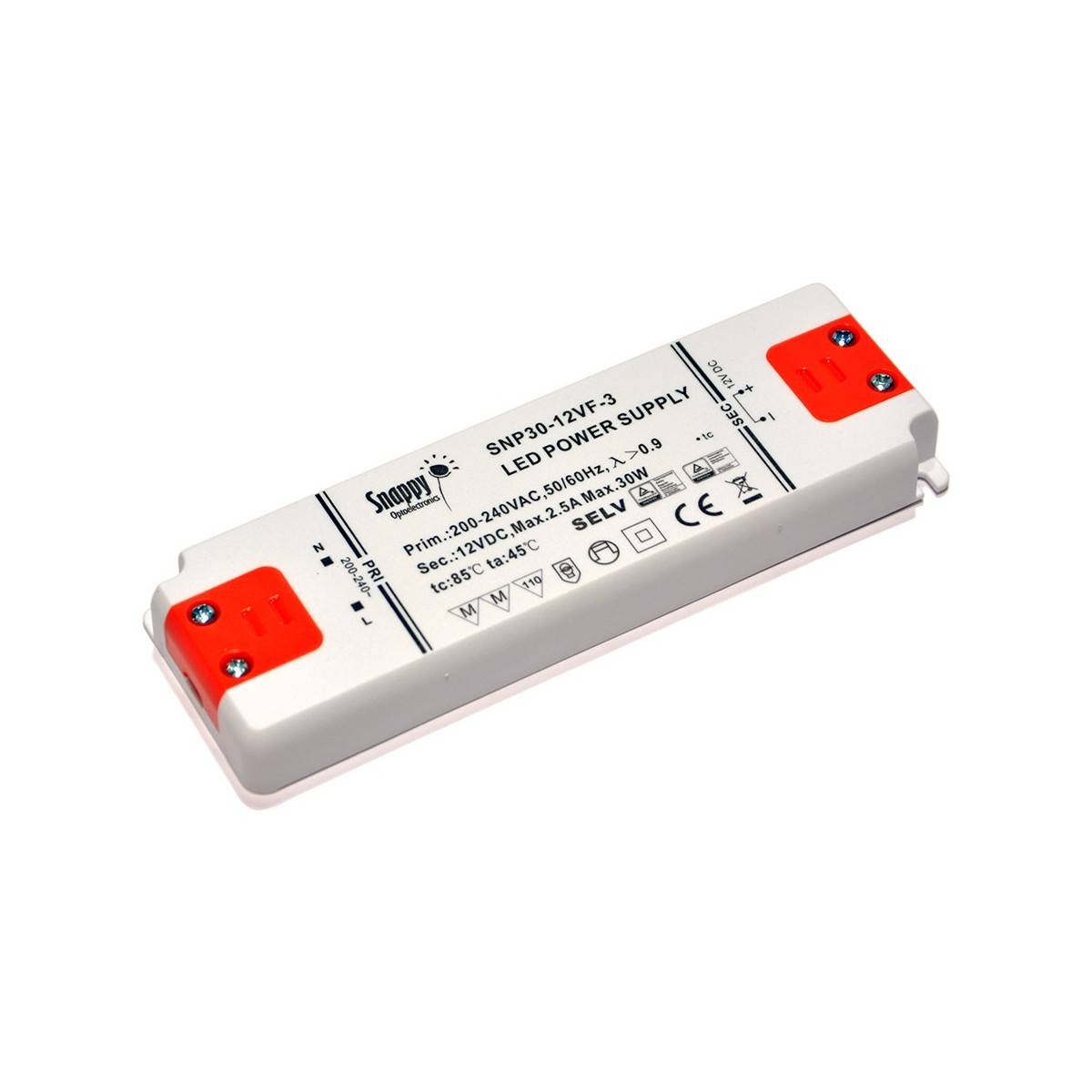 Fonte de alimentação ultra slim 12V 30W IP20