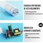 Tubo LED T8 150cm 24W vidro opalino Tubo LED T8 150cm 24W vidro opalino