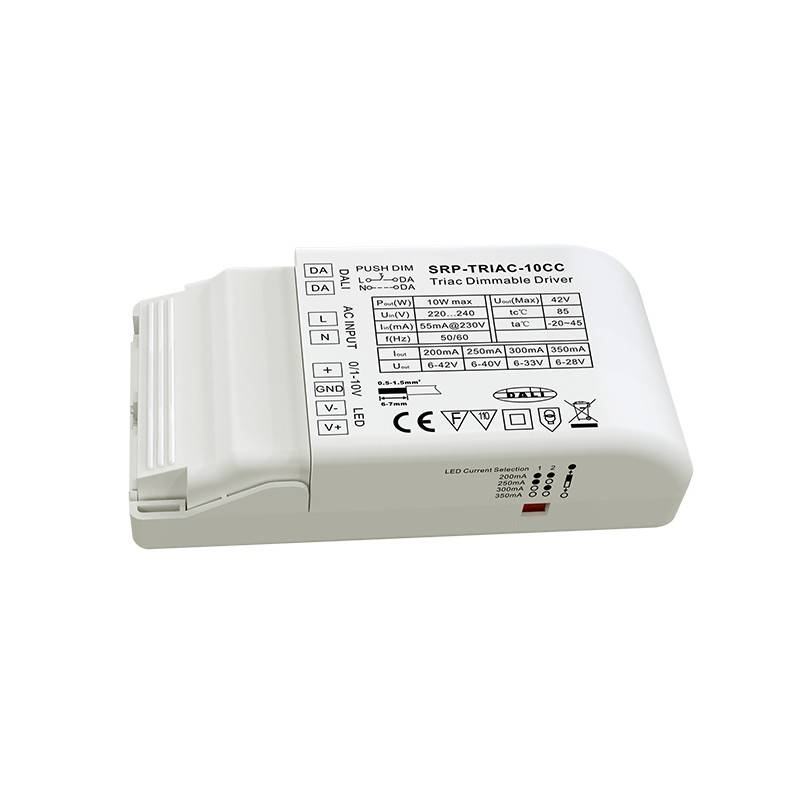 Driver TRIAC Dimável DALI PUSH 0/1-10V 10W