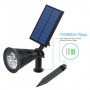 Foco refletor Solar com estaca para jardim 2W